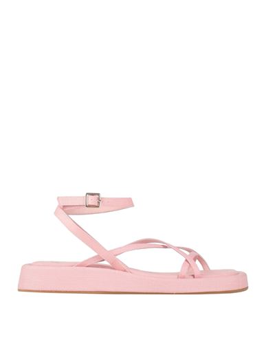 Woman Sandals Pink Size 11 Textile fibers