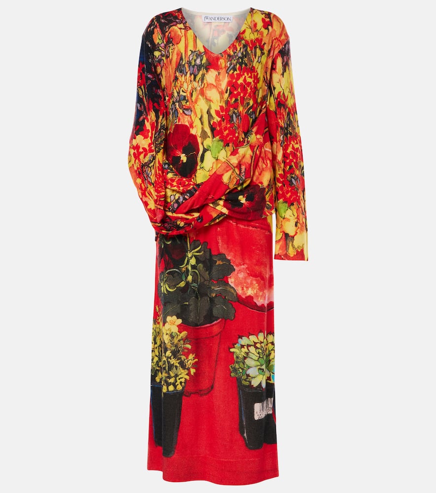JW Anderson Draped maxi dress