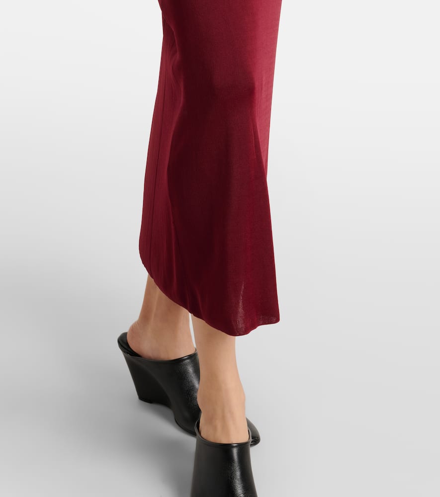 Jersey maxi dress