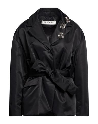 Woman Jacket Black Size 6 Nylon