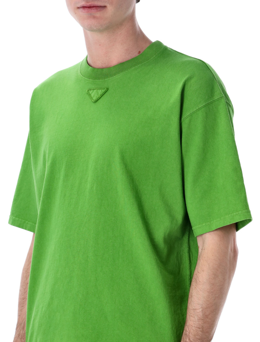 Green Solid Crew Neck T-Shirt