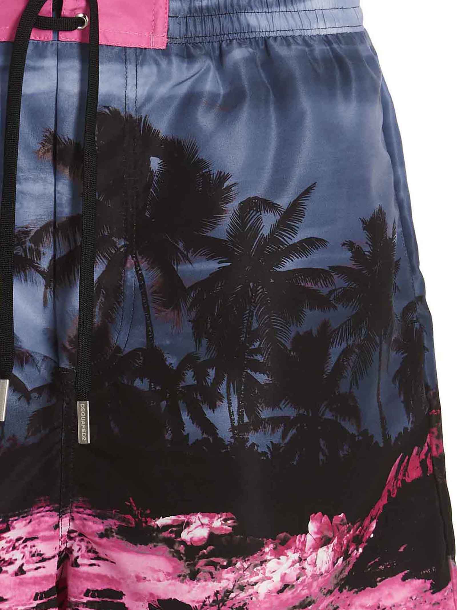 Logo Print Swimming Trunks