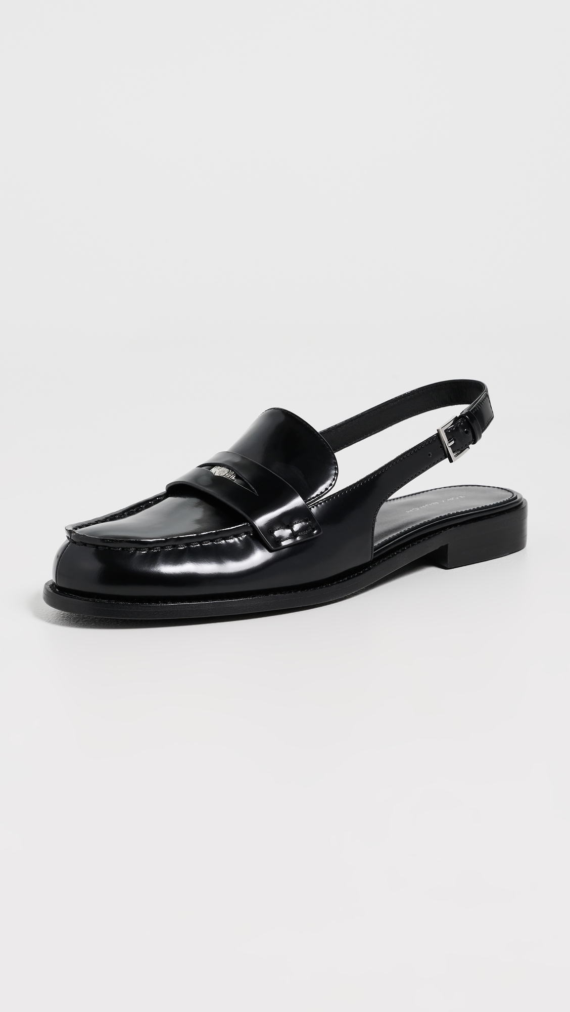 Classic Penny Slingback Loafers Perfect Black