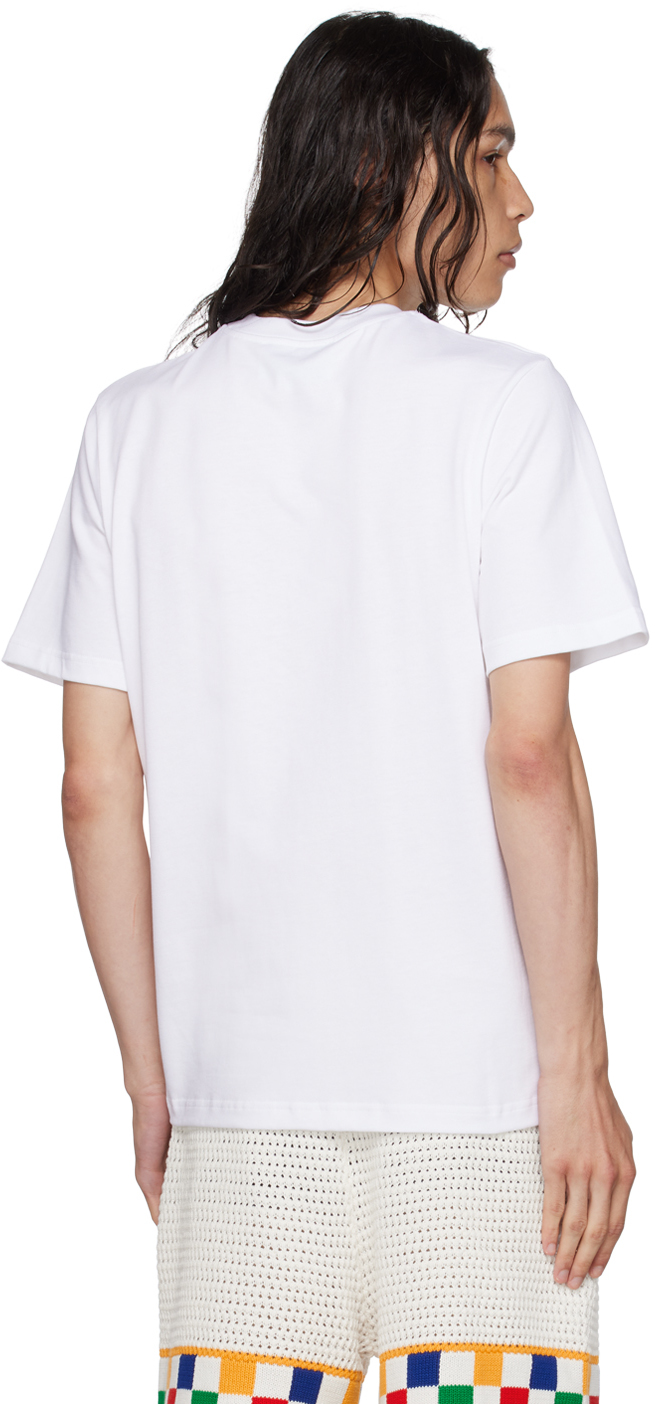Casablanca White 'Tennis Club Icon' T-Shirt