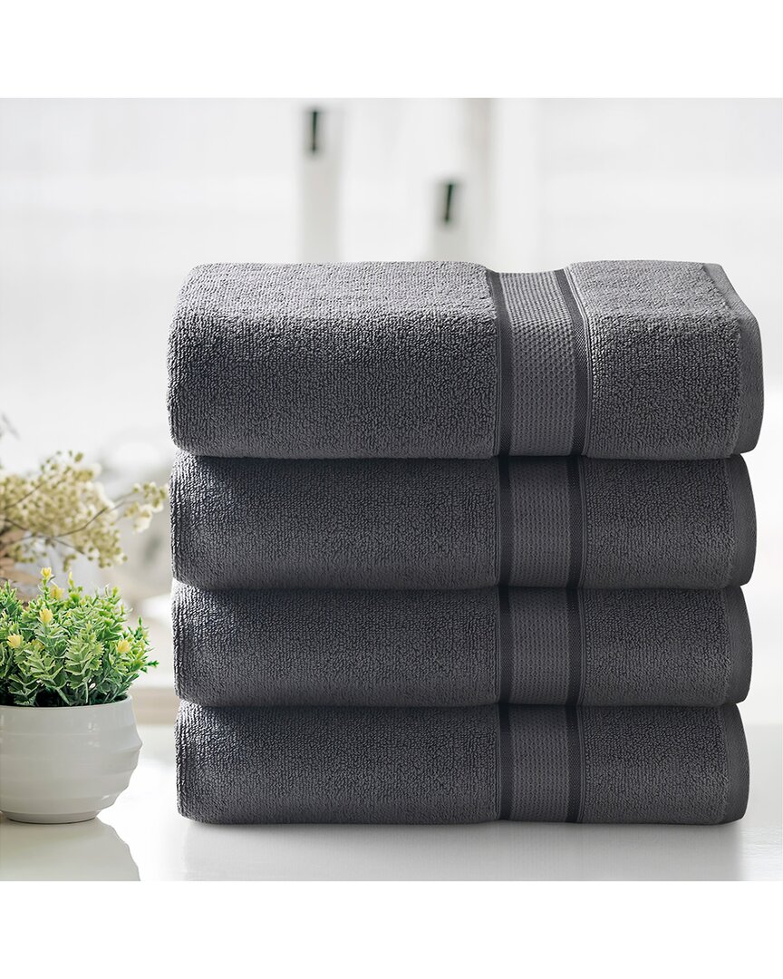 2pc Zero Twist Cotton Plush Bath Sheet Set