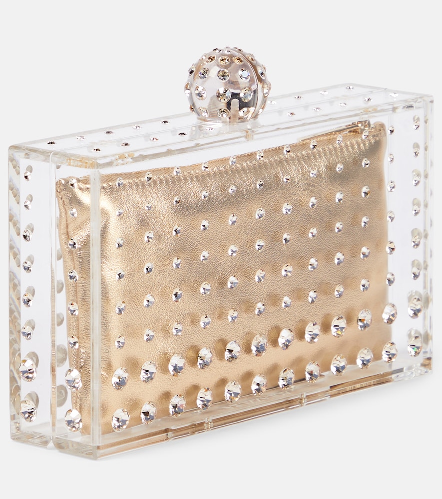 Tequila crystal-embellished clutch