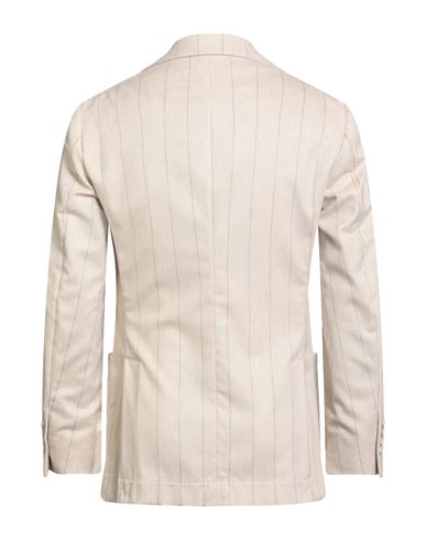 Man Blazer Beige Size 38 Wool, Cashmere