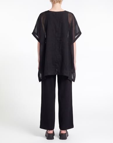 Woman Top Black Size L Cotton