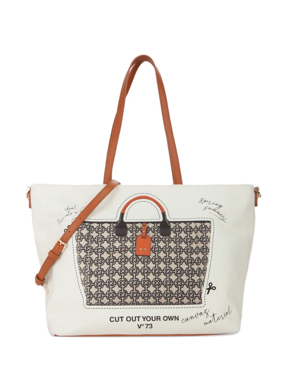 V°73 Future tote bag - White
