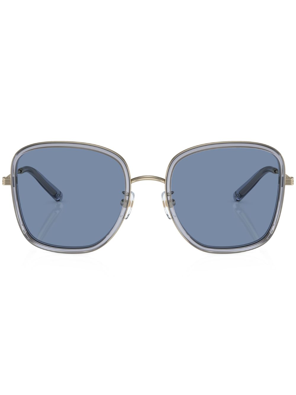 Oversize-frame sunglasses - 335872 Crystal Blue