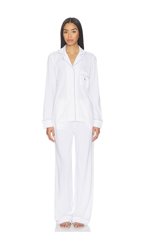 Polo Ralph Lauren Intimates Madison Pajama Set 26 Body in White. - S also in XXS, XS, M