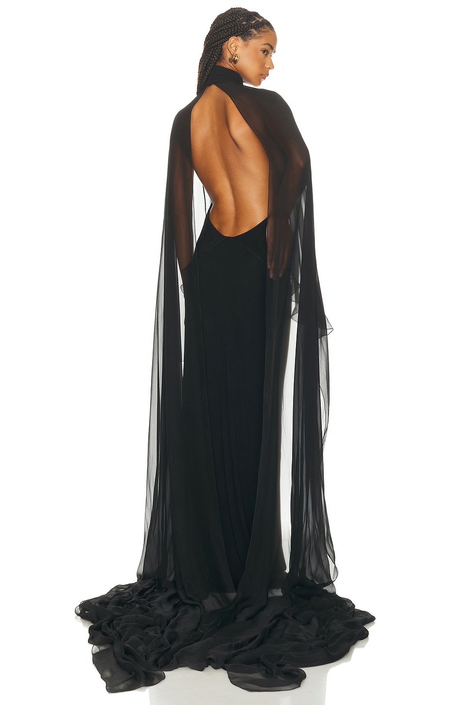 Ralph Lauren Collection Tilly Gown in Black - Black. 2 also