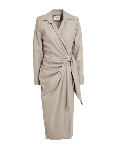 Crida Milano Woman Midi dress Sand Size 0 Virgin Wool, Lycra