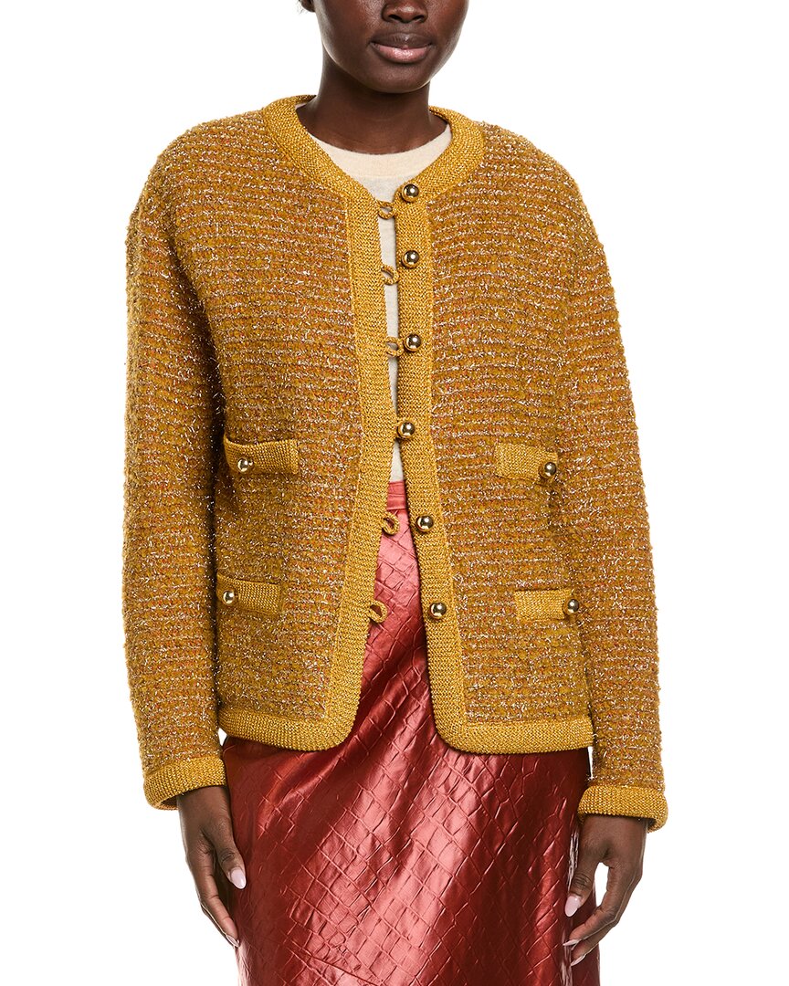 Textured Wool-Blend Jacket