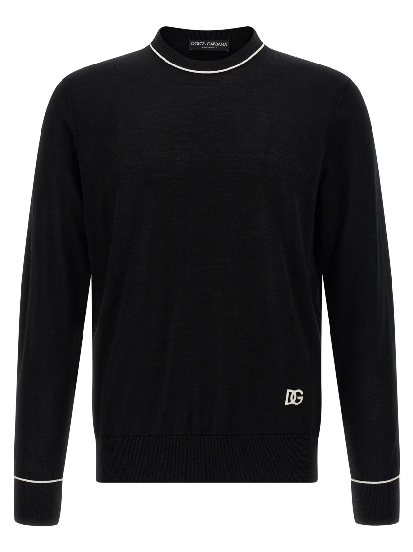 Wool Sweater With Logo