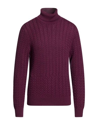 By Slowear Man Turtleneck Plum Size 46 Virgin Wool