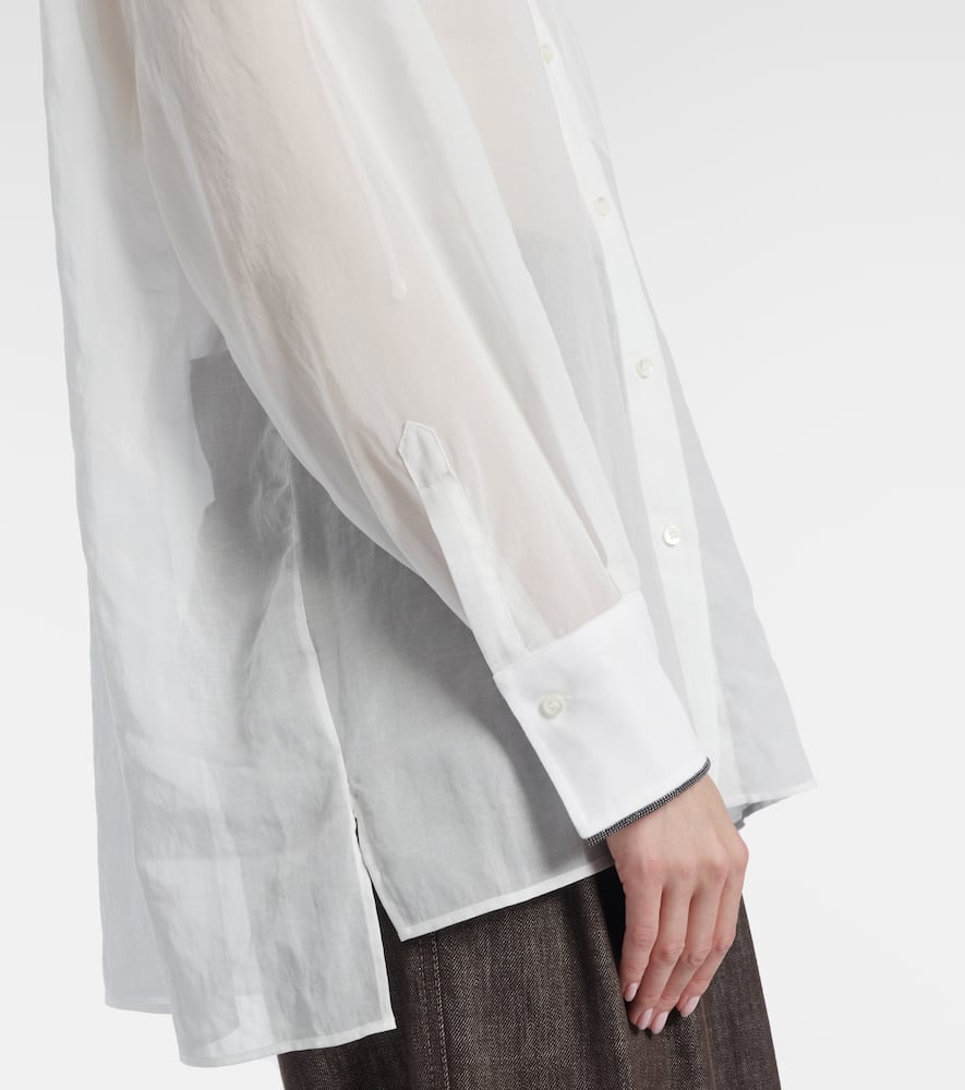 Cotton poplin shirt