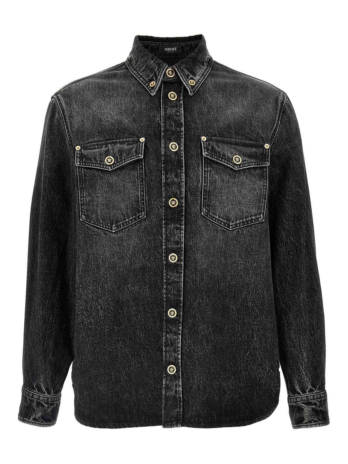 Black Denim Shirt