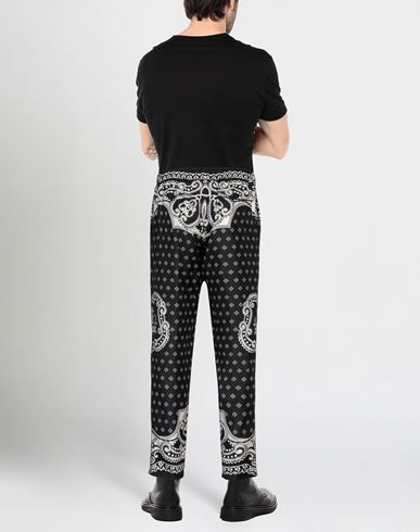 Man Pants Black Size 30 Silk