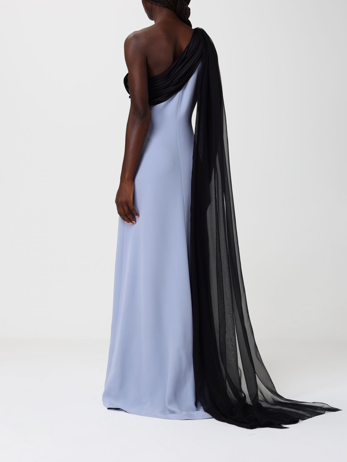 Dress Woman color Gnawed Blue