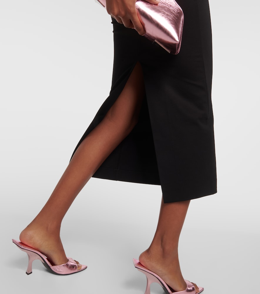Jersey midi dress