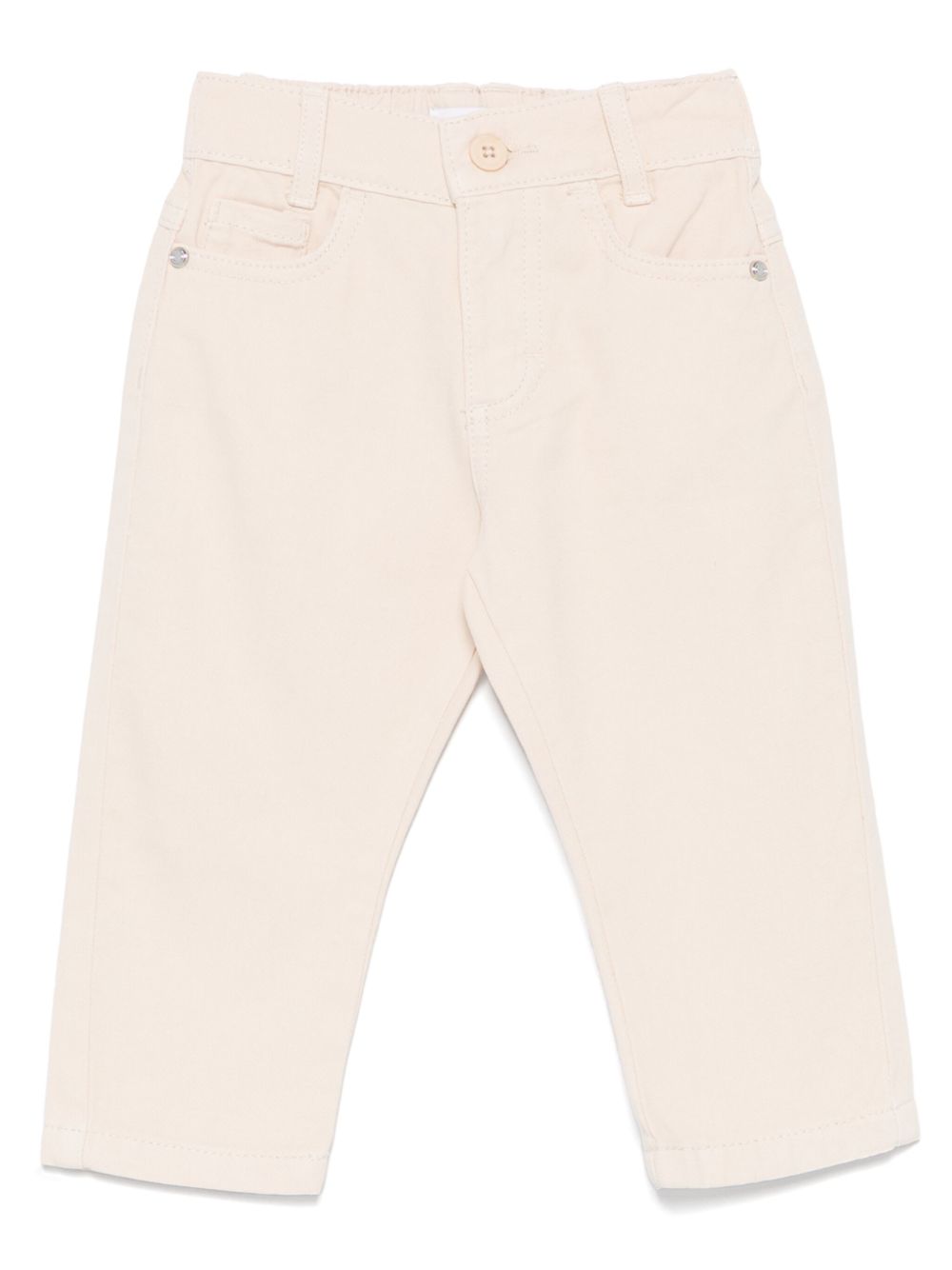 TRUSSARDI JUNIOR cotton jeans - Neutrals
