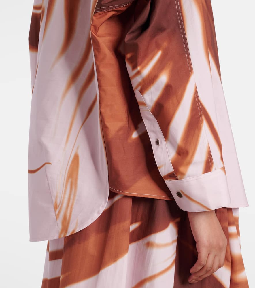 Printed cotton shirt