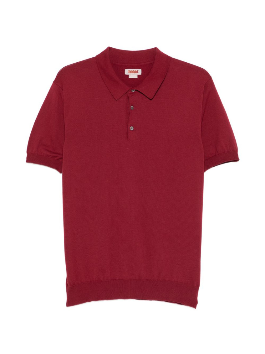 Red Knitted Polo