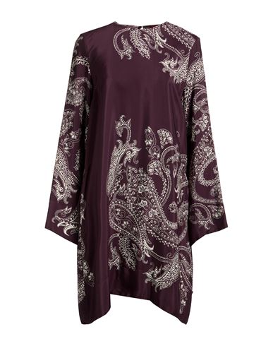 Co. go Woman Mini dress Dark purple Size 10 Silk