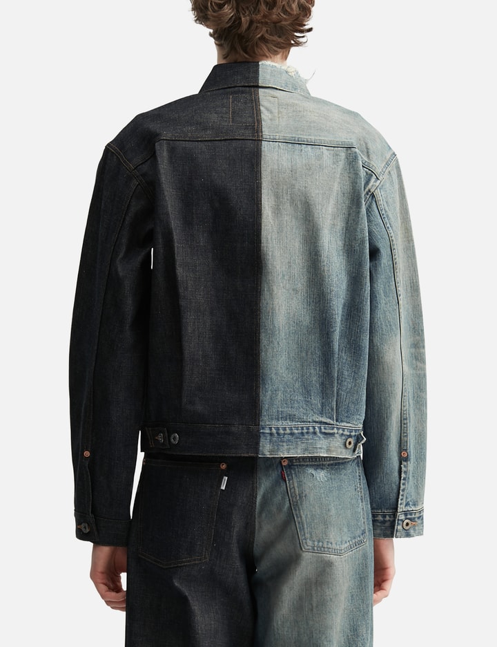 Half Aged Denim Jacket