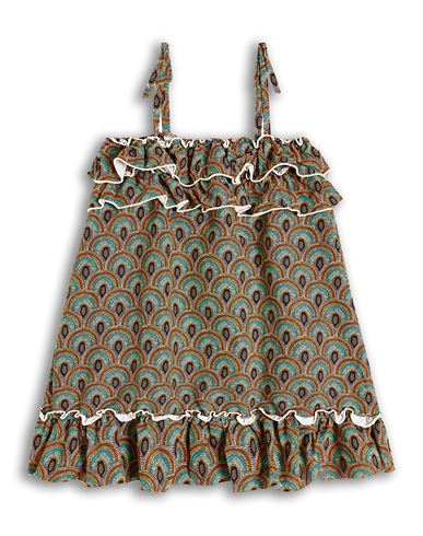 Kid Girl Kids' dress Military green Size 10 Polyester