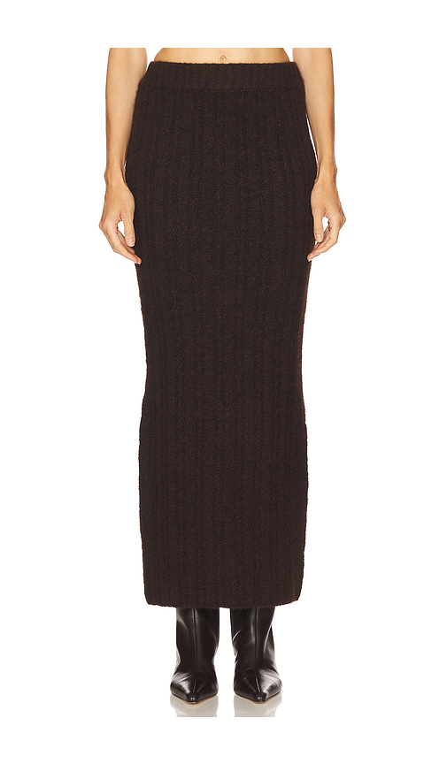 Line & Dot Ophelie Skirt in Chocolate. XS. Also in L