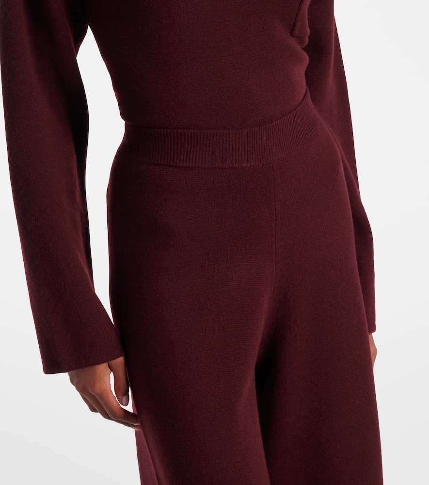 Judy wool and cashmere wide-leg pants