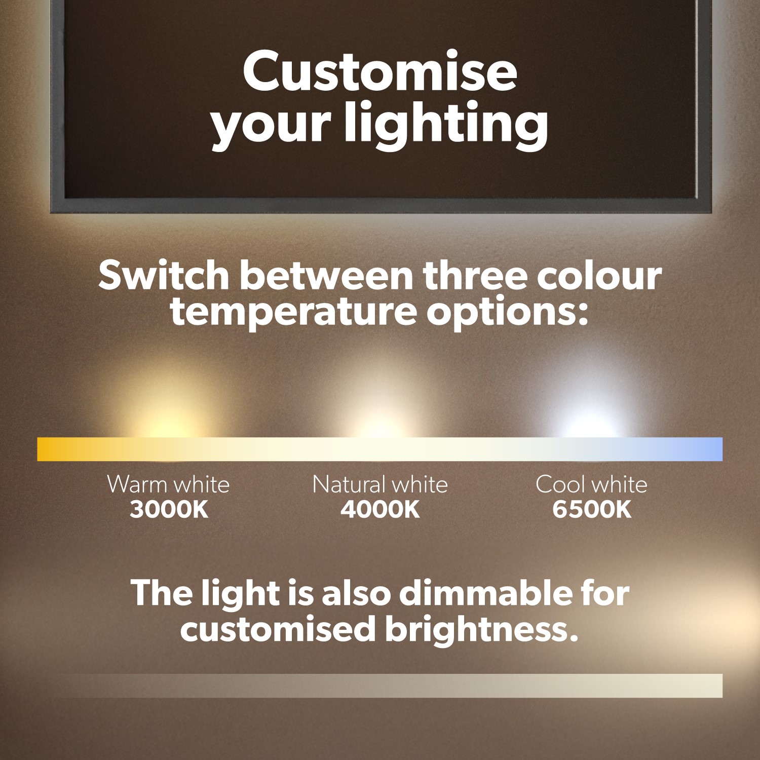 Triple Door Recessed Bathroom Mirror Cabinet with Lights Demister & Socket 1200 x 700mm - Rona