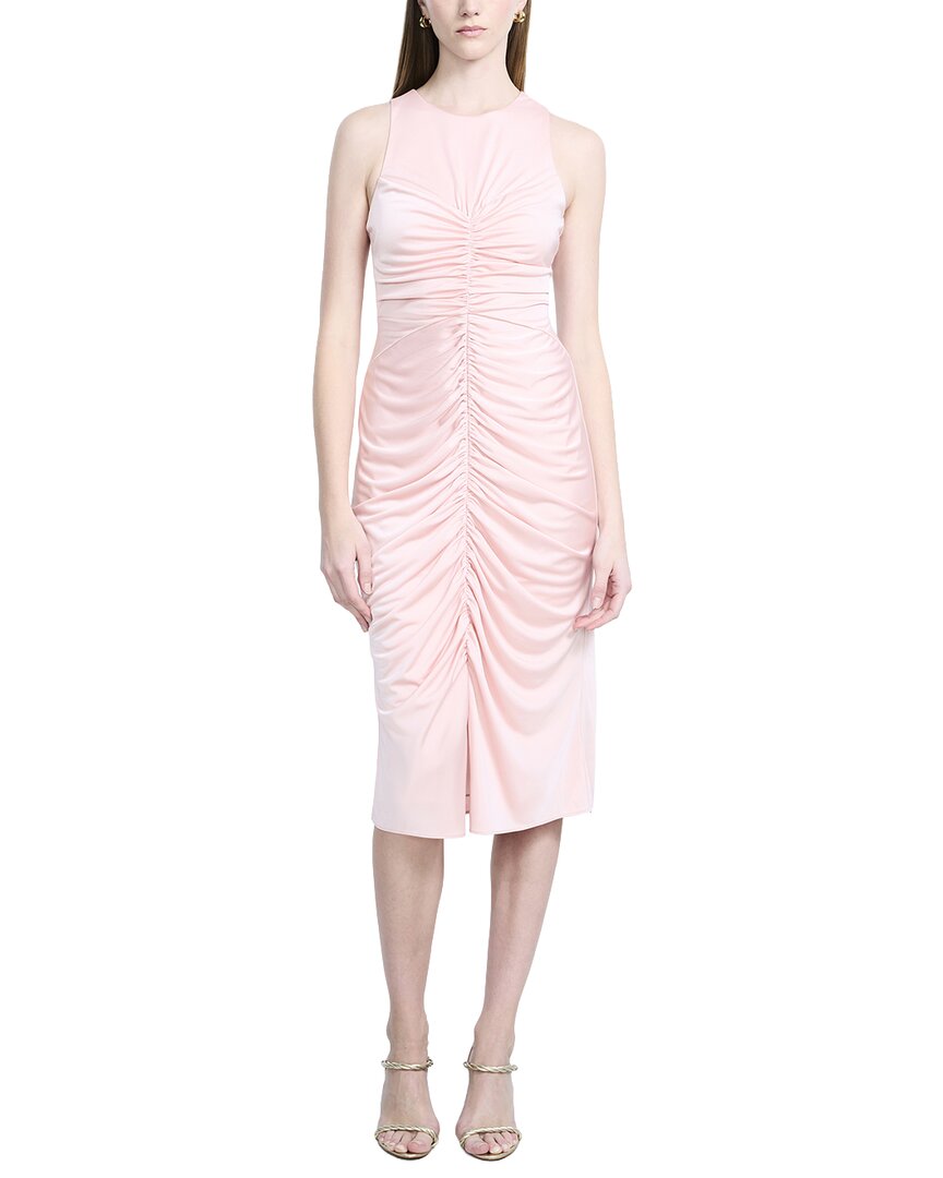 Hardware Ruched Midi Dress