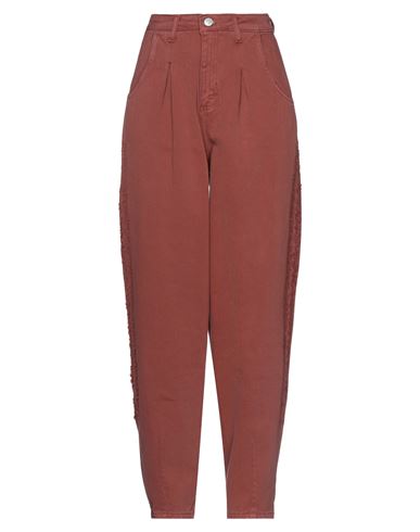 Woman Jeans Brown