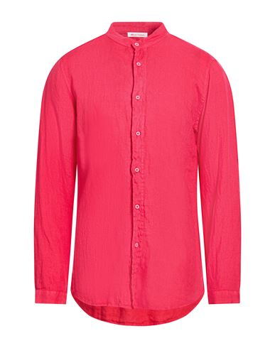 Man Shirt Red Size L Linen