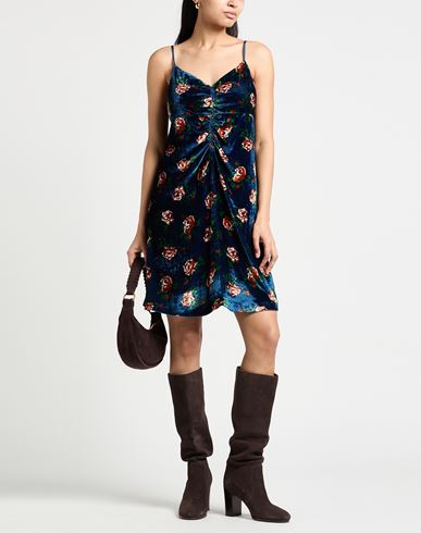 Woman Mini dress Navy Size 2 Polyamide, Elastane