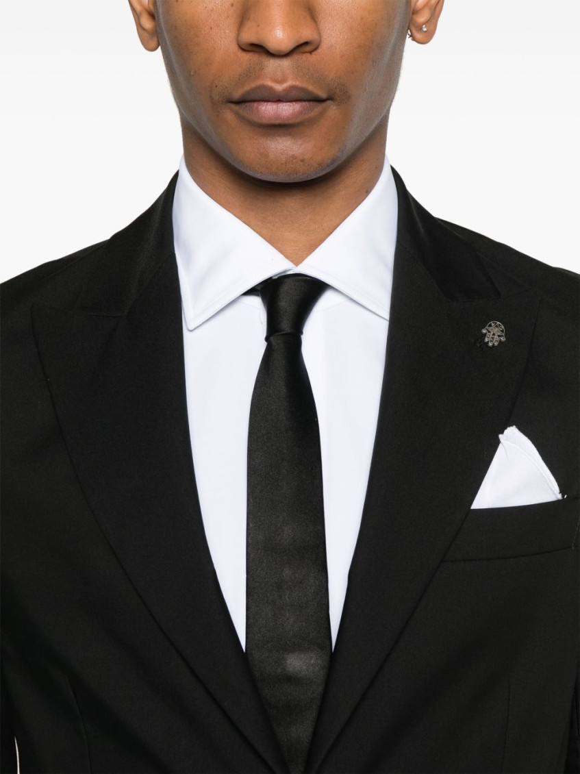 Black Single Breasted Suit
