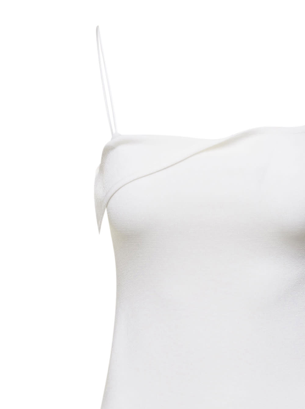 White La Robe Aro Mermaid Dress In Viscose Woman