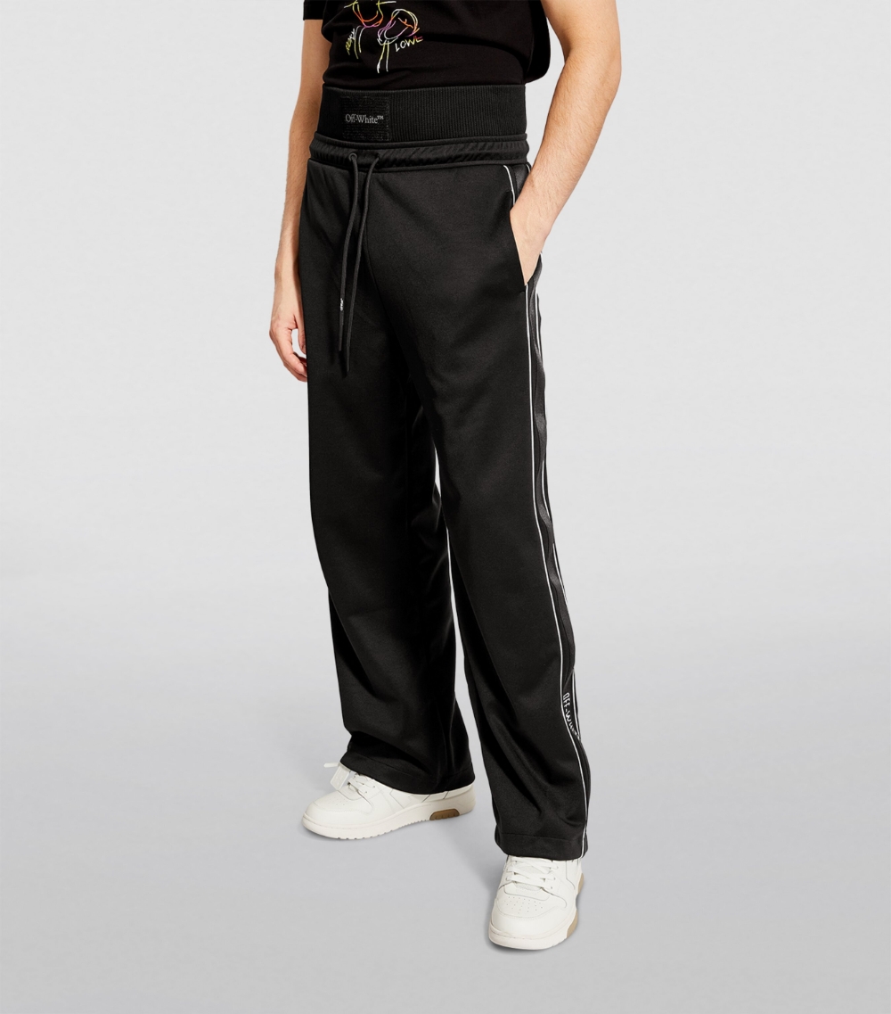 Ribbed-Waist Condenced Sweatpants