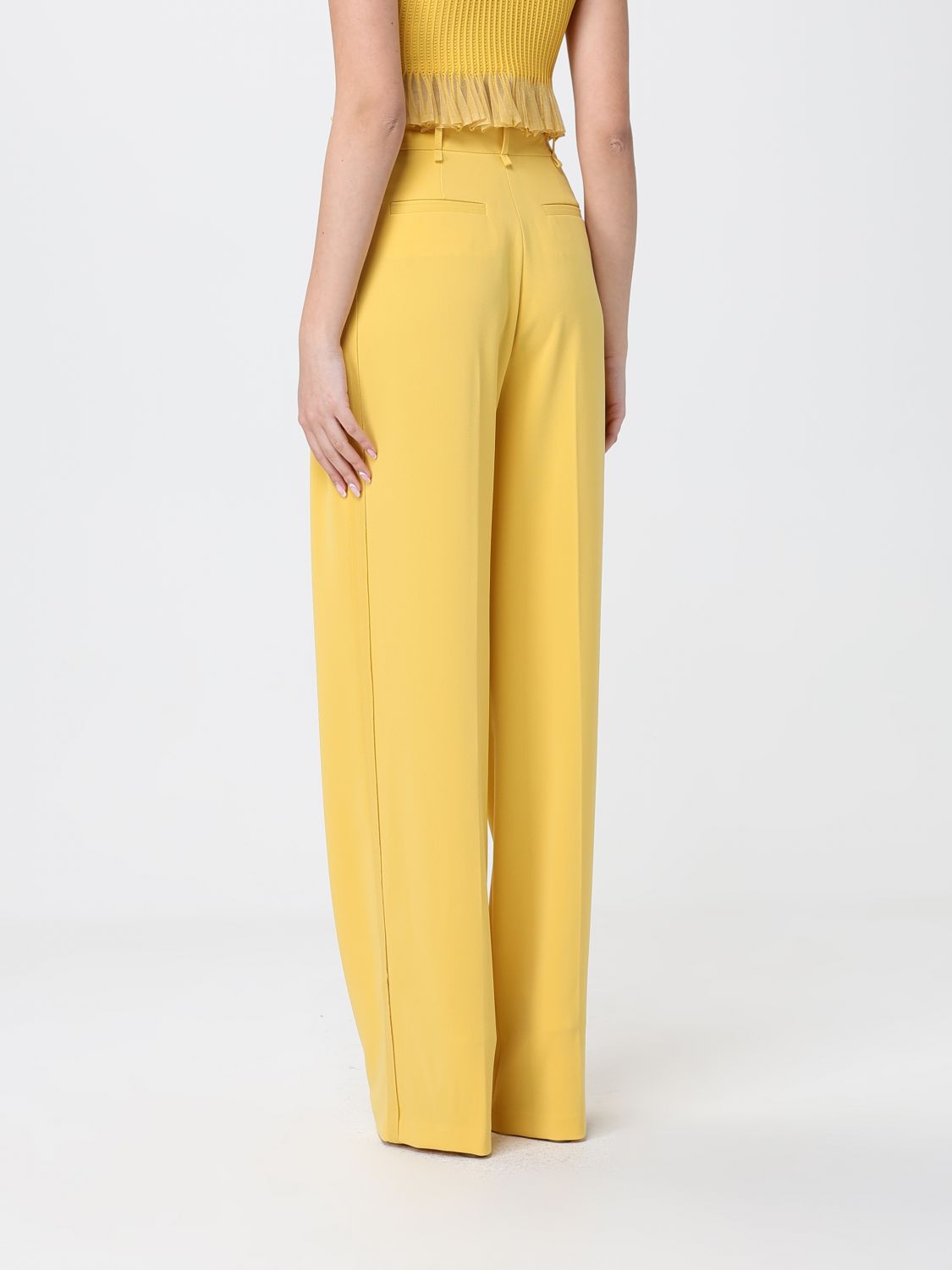 Pants Woman color Yellow