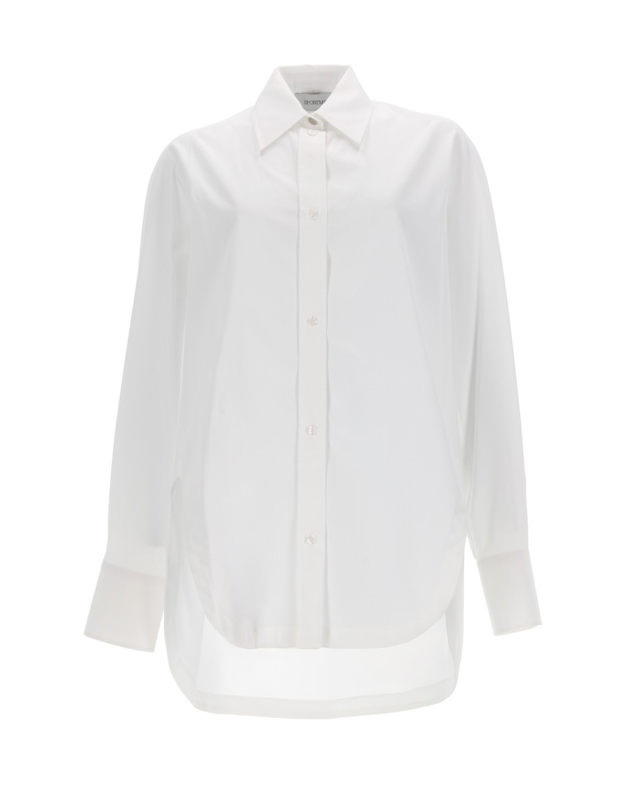 White Oversized Solid Shirt