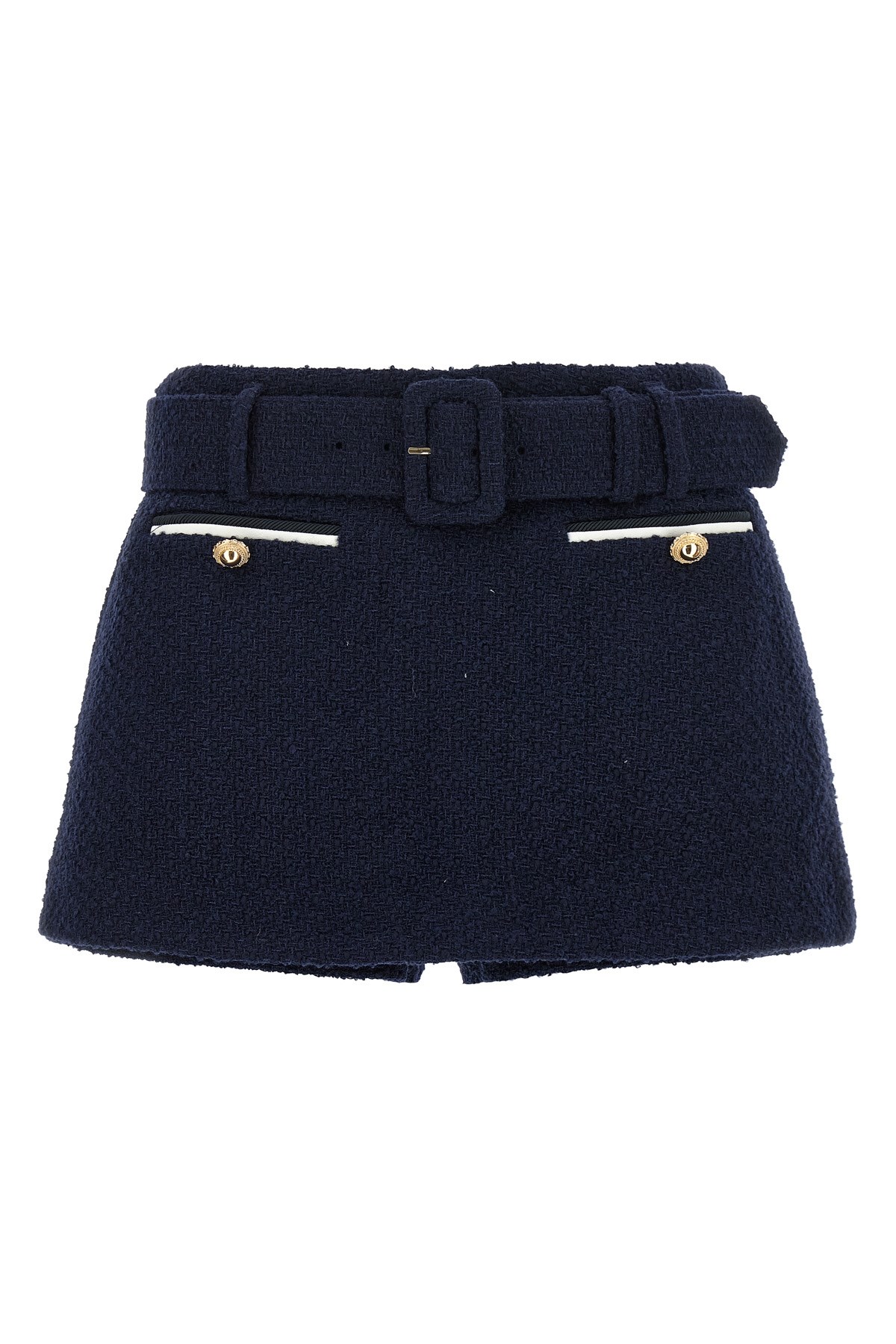 Bouclé Wool Skort