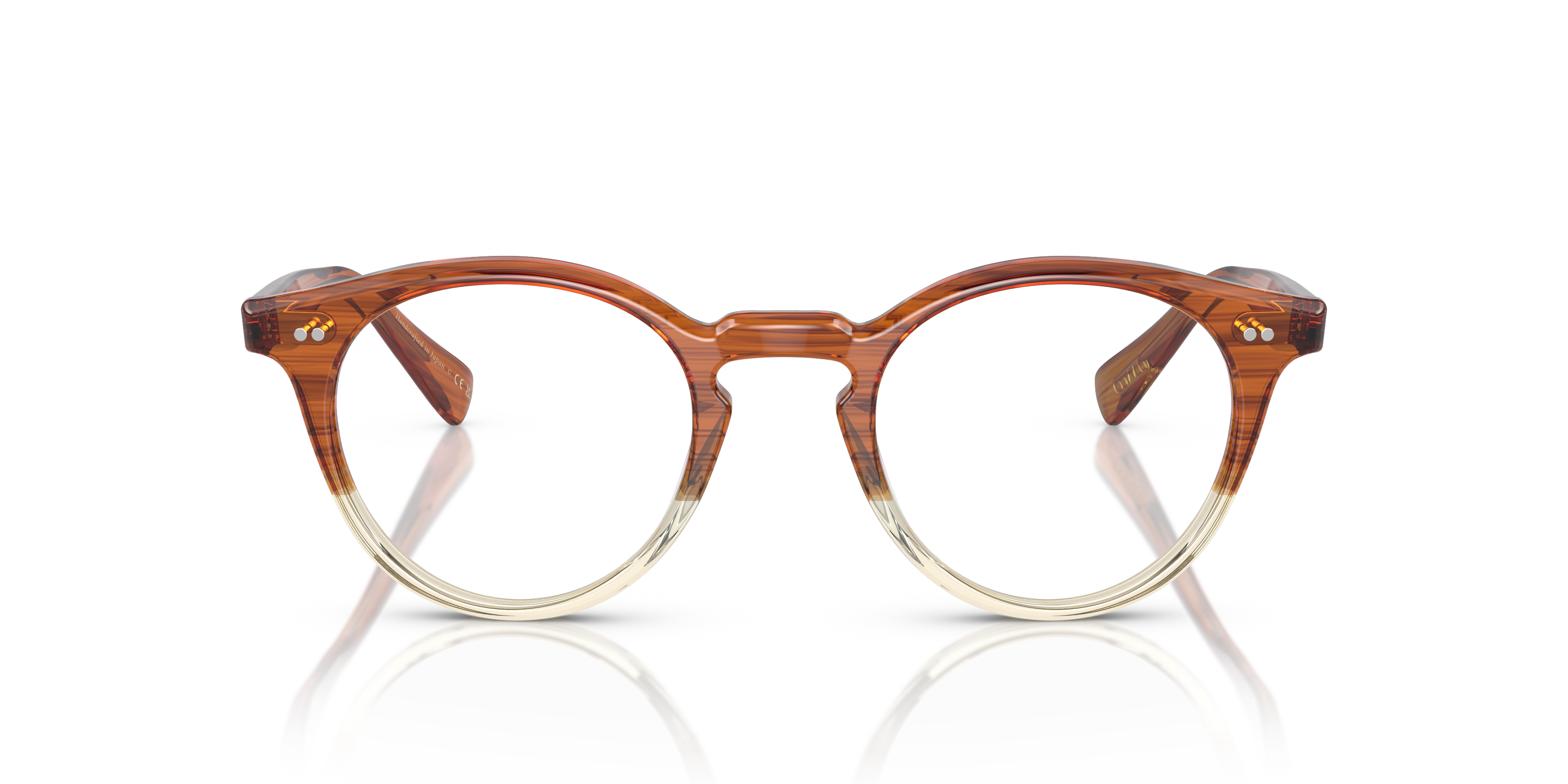 Oliver Peoples Unisex Oliver Peoples OV5459U ROMARE 1785 Optical frames Acetate Brown Transparent Pantos Norma