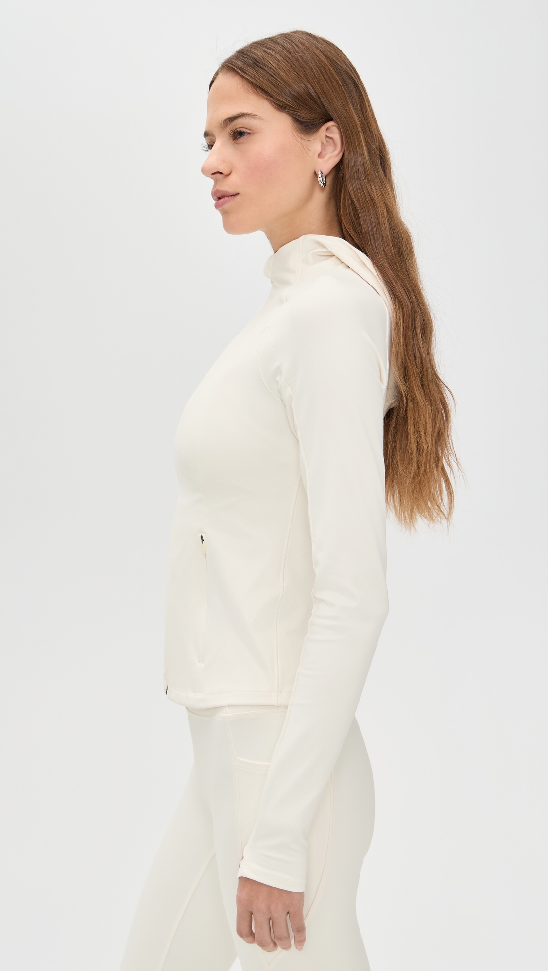 Allure Full Zip Pullover Glacier