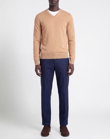 Man Sweater Beige Size 44 Wool