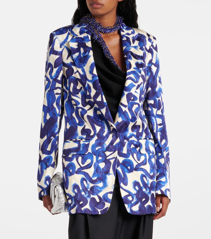 Printed blazer