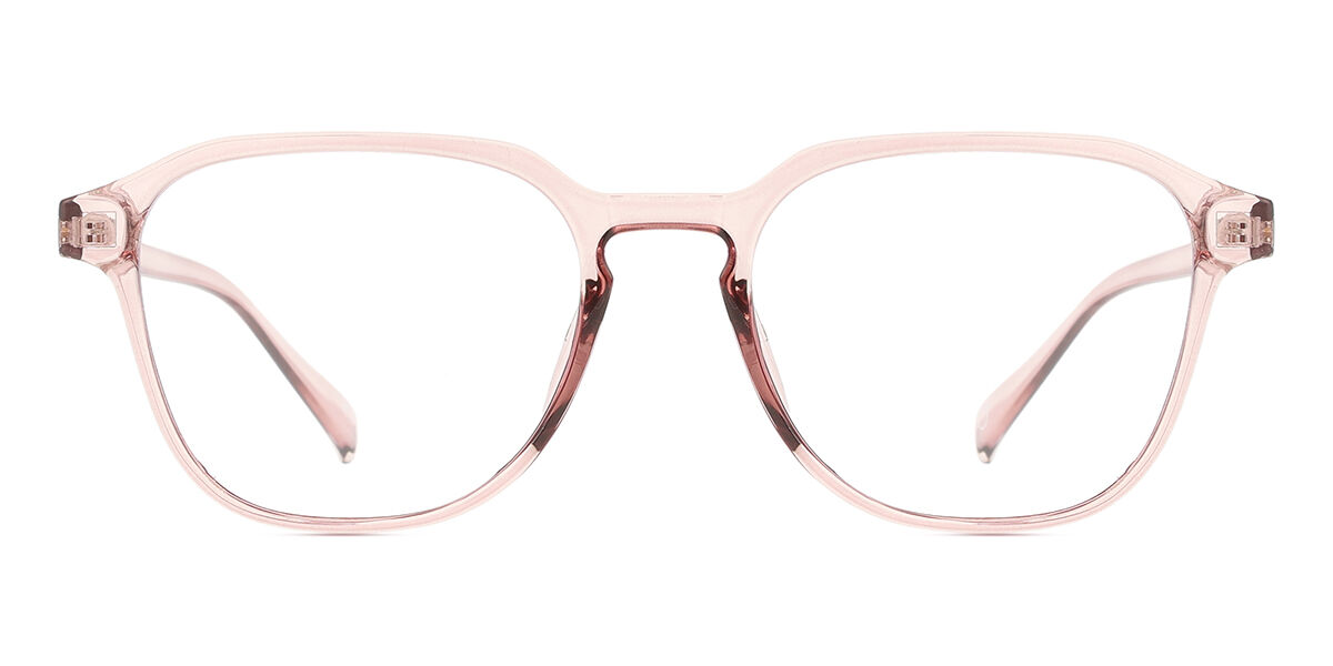 Square Full Rim Men's Prescription Glasses Online Pink 52 - Blue Light Block Available - SmartBuy Collection