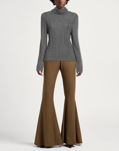 Woman Turtleneck Grey Size 4 Polyamide, Wool, Viscose, Cashmere
